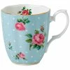 Waterford Royal Albert By Royal Doulton Polka Dot Blue Mug Home