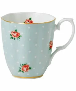 Waterford Royal Albert By Royal Doulton Polka Dot Rose Mug Home