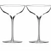 Waterford Set Of 2 Elegance Champagne Belle Coupe Glasses Home