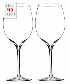 Waterford Set Of 2 Elegance Pinot Grigio Wine Glasses With $10 Credit Home