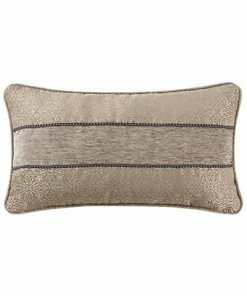 Waterford Carrick Silver/Antique Gold Breakfast Pillow Home