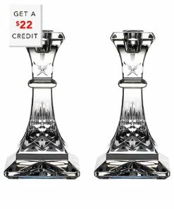 Waterford Lismore Candlesticks (Set Of 2) With $22 Credit Home