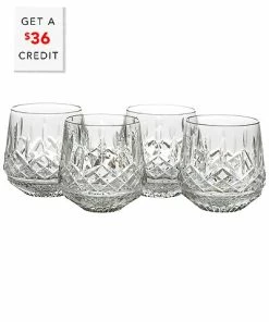 Waterford Lismore Old Fashioned Glasses (Set Of 4) With $36 Credit Home