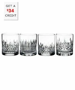 Waterford Lismore Evolution Tumblers (Set Of 4) With $34 Credit Home