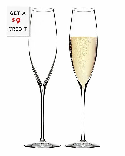 Waterford Elegance Set Of 2 Classic Flutes With $9 Credit Home