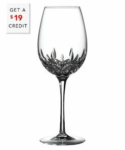 Waterford Lismore Set Of 2 Essence Wine Glasses With $19 Credit Home