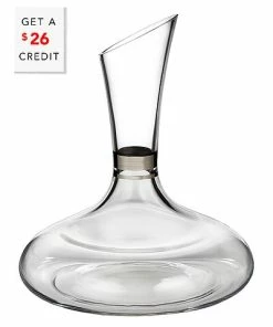 Waterford Elegance Carafe Platinum Band With $26 Credit Home