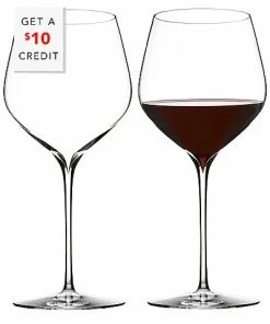 Waterford Elegance Set Of 2 Cabernet Sauvignon Glasses With $10 Credit Home