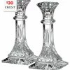 Waterford Lismore Candlestick 8In Pair With $30 Credit Home