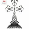 Waterford Lismore Standing Cross 7.5In With $20 Credit Home