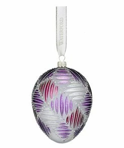 Waterford Sensations Grafix Egg Ornament Home