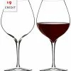 Waterford Set Of 2 Elegance Merlot Wine Glasses With $9 Credit Home