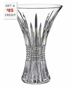 Waterford Lismore Diamond 14in Vase With $85 Credit Home