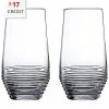 Waterford Set Of 2 Mixology Circon Hiball Glasses With $17 Credit Home
