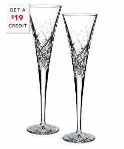 Waterford Happy Celebrations Toast Flute With $19 Credit Home