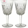Waterford Lismore Goblet 9oz Set Of 2 With $19 Credit Home