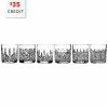Waterford Lismore Connoisseur Heritage Straight Sided Tumbler 7oz Set Of 6 With $35 Credit Home