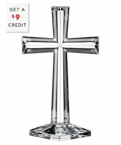 Waterford Selah 10in Standing Cross With $9 Credit Home