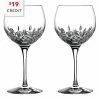 Waterford Lismore Essence Balloon Wine 18oz Set Of 2 With $19 Credit Home