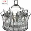 Waterford Lismore Diamond Vodka Chiller Set 10In With $70 Credit Home