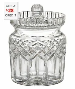 Waterford Lismore Biscuit Barrel With $28 Credit Home