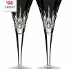 Waterford Lismore Toasting Flute Pair With $28 Credit Home