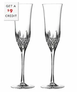 Waterford Lismore 8oz Essence Flute With $9 Credit Home